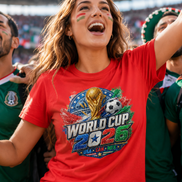 2026 World Cup Soccer Fan T-Shirt, USA Canada Mexico Football Tee