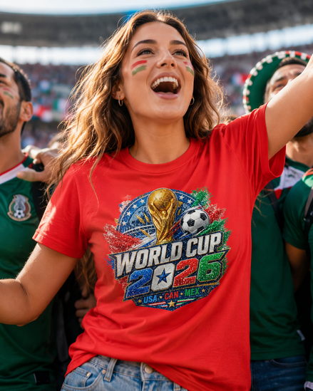 2026 World Cup Soccer Fan T-Shirt, USA Canada Mexico Football Tee