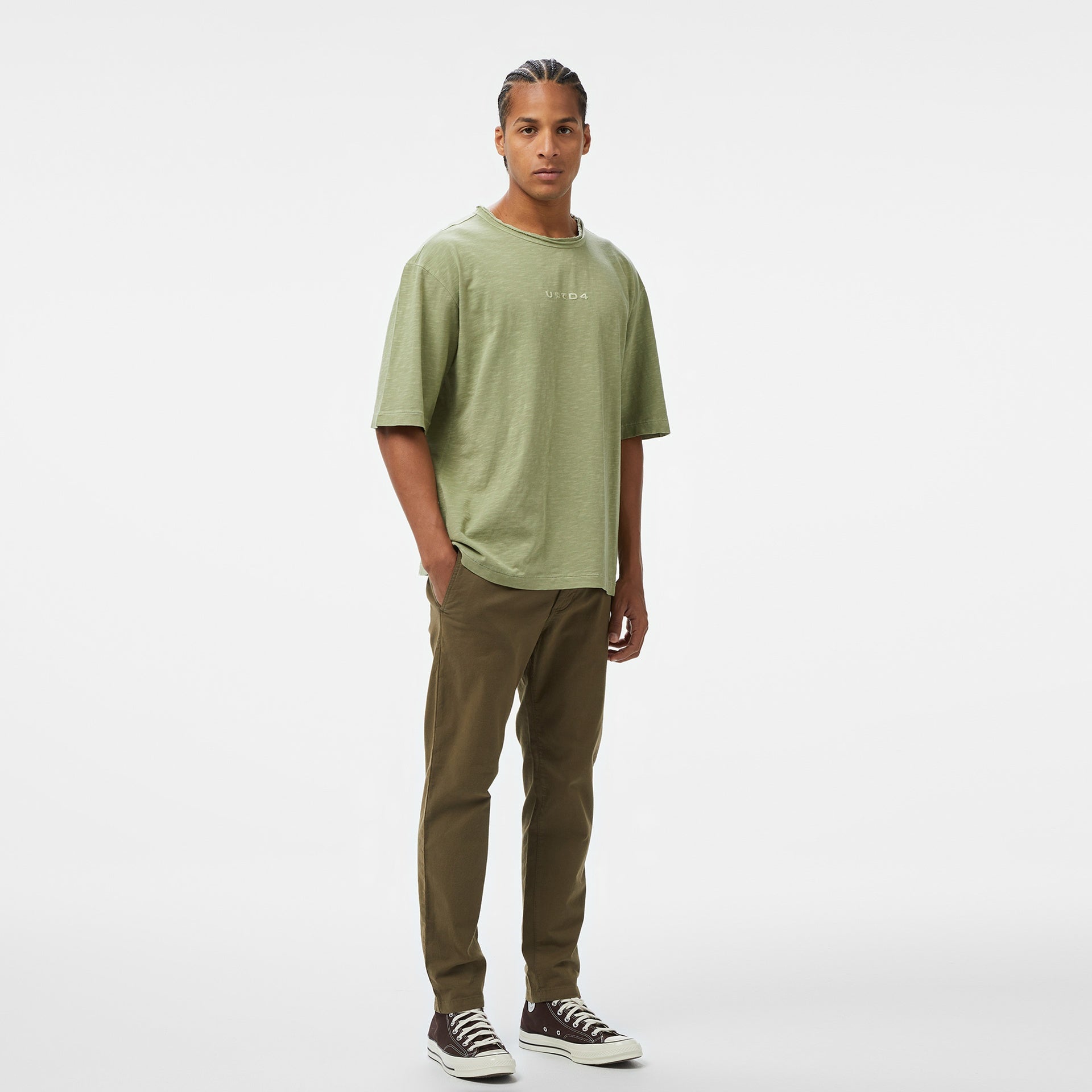 ShirtFlower Men's T-shirt Haki